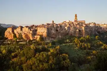 scenic rolling hills in Tuscany Italy